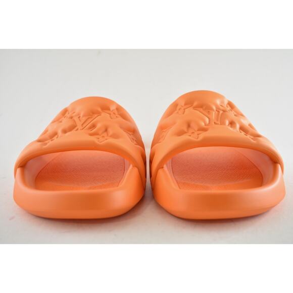 Louis Vuitton Waterfront Mule Bubble Monogram Orange Slide Sandal UK 9 US 10 11 - Picture 7 of 13